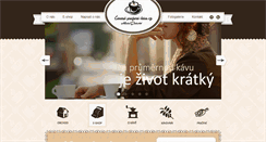 Desktop Screenshot of cerstve-prazena-kava.cz